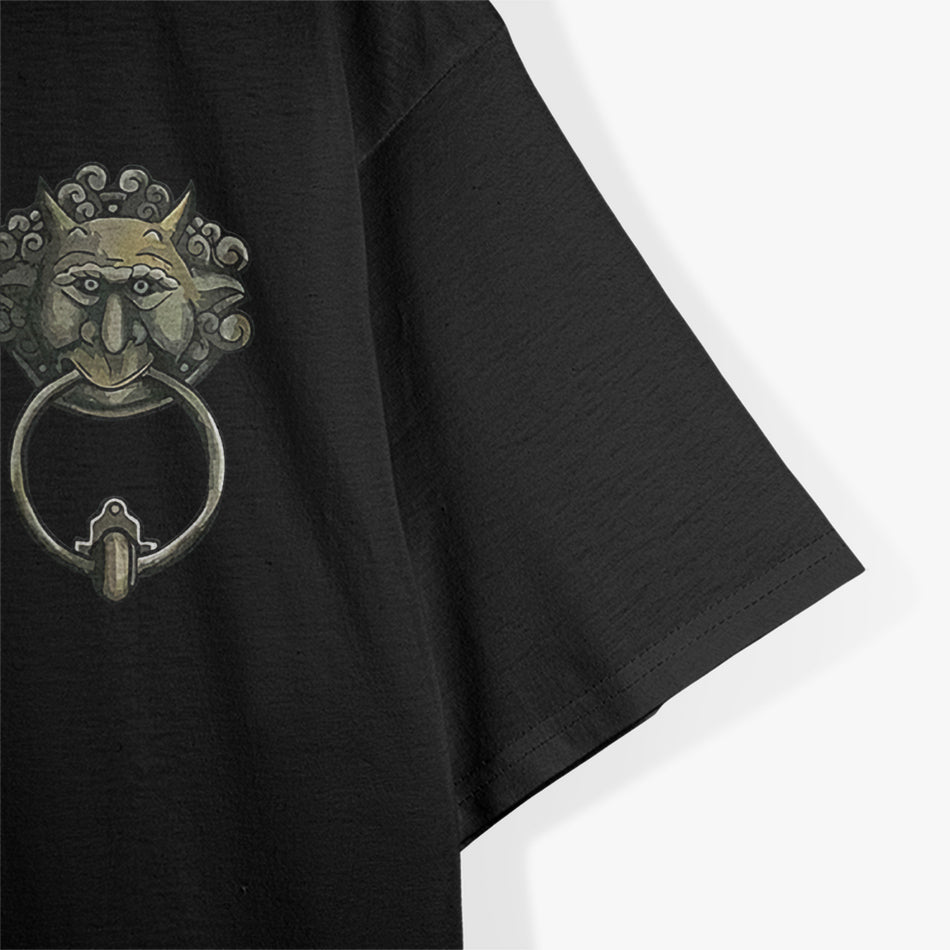 It’s Rude To Stare Labyrinth Door Knocker Funny T-Shirt