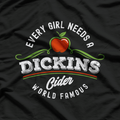 Funny Wordplay Parody Cider Humor Graphic T-Shirt