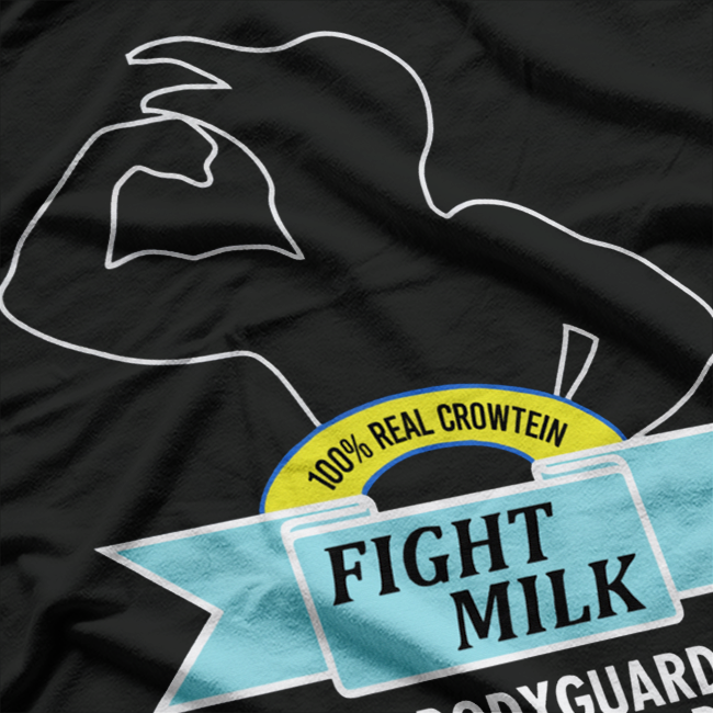 Hilarious Crow Power Gym – Inspired by Fight Milk Meme T-Shirt