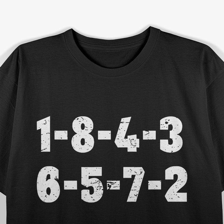 Firing Order Small Block Engine V8 Big Block Gift Vintage T-Shirt