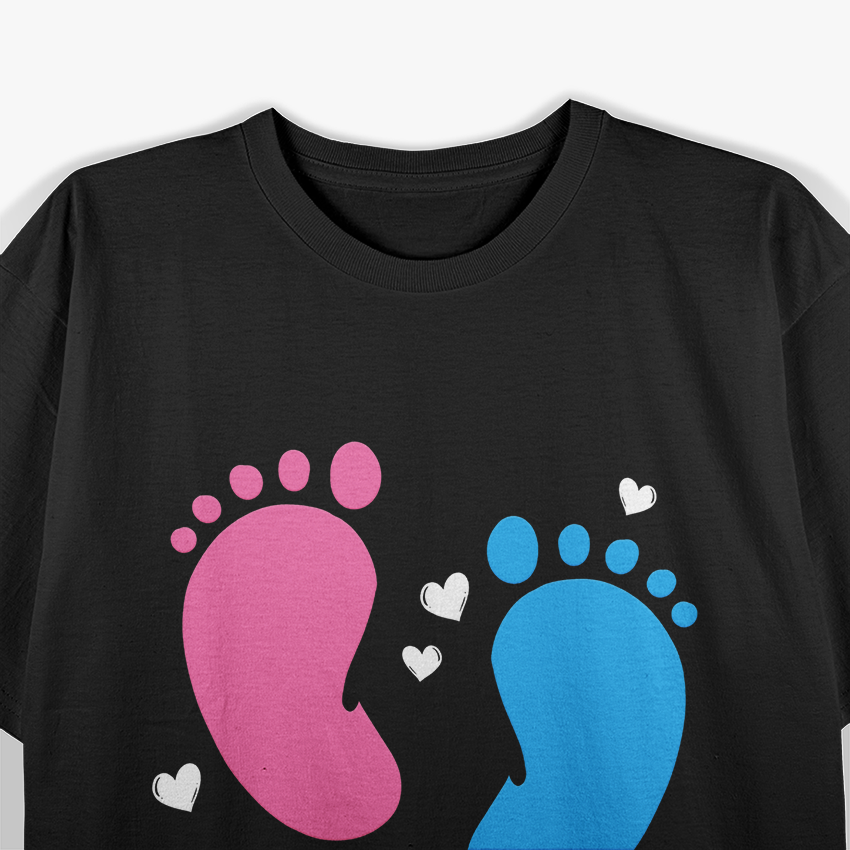 Gender Reveal – Pink or Blue Funny Baby Announcement T-Shirt