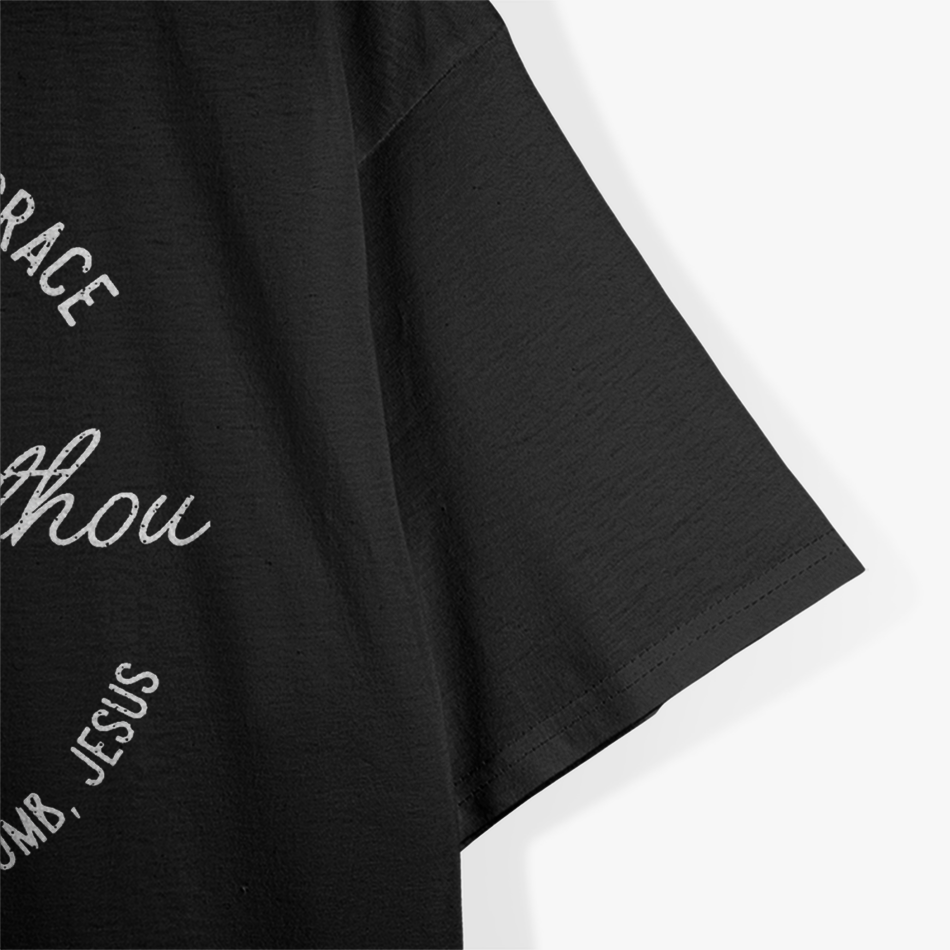 Hail Mary Prayer Catholic Faith Devotional Graphic T-shirt