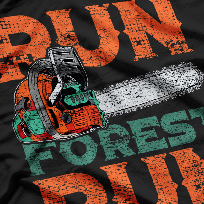 Lumberjack Chainsaw Run T-Shirt