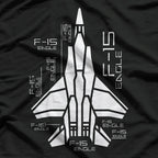 Eagle Airplane F-15 Jet T-Shirt