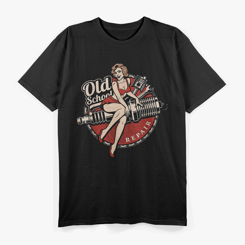 Retro Rockabilly Classic Car Old School Style T-Shirt