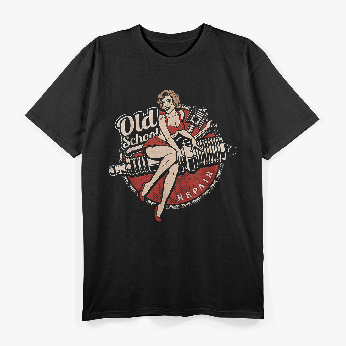 Retro Rockabilly Classic Car Old School Style T-Shirt