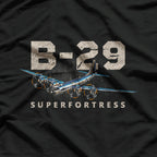 Military Warbird Airplane B29 Superfortress T-Shirt
