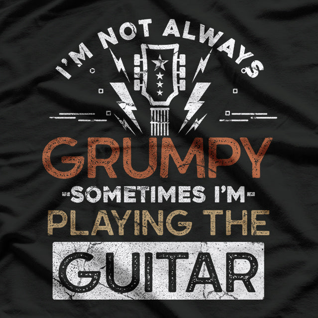 Classic Guitar Player Retro Rock Musician T-Shirt