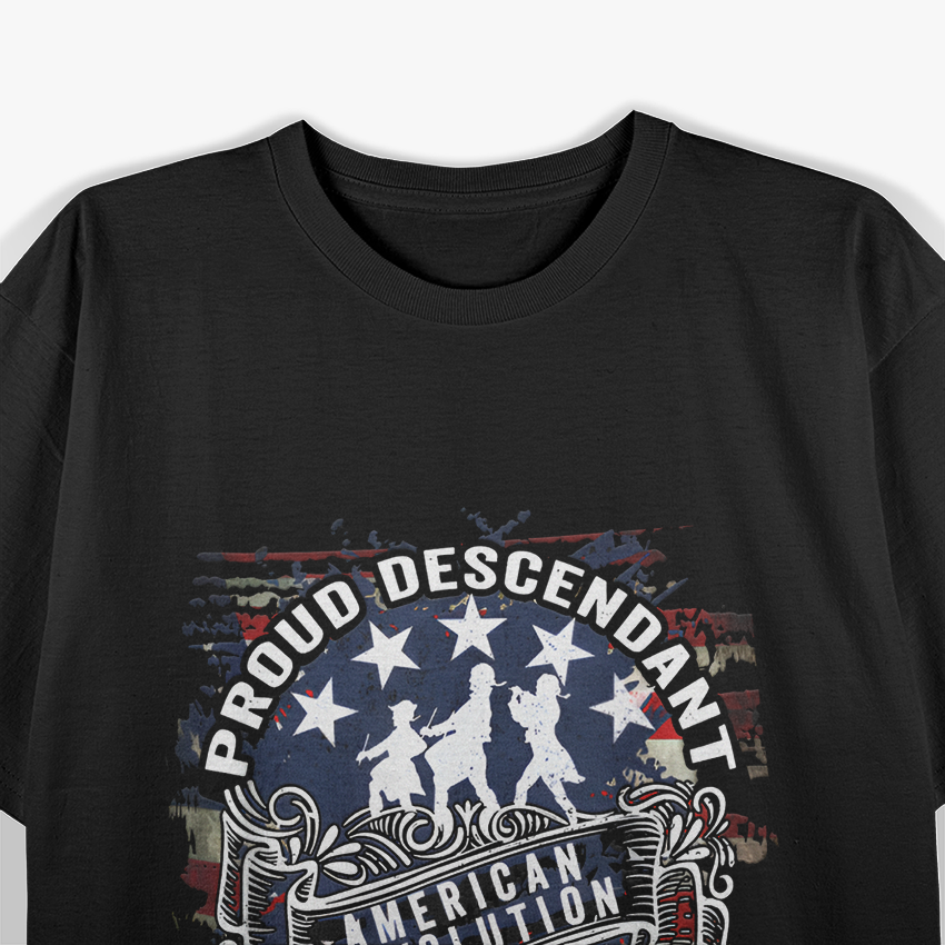 Proud Veteran Descendant – American Revolution Heritage T-Shirt