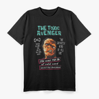 Toxic Mutant Hero  Funny Retro Comic Inspired Graphic T-Shirt