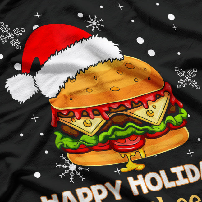 Happy Holidays with Cheese - Funny Christmas Holiday T-Shirt