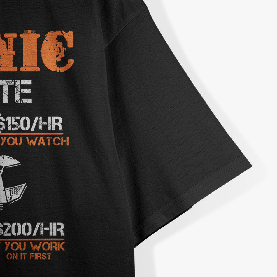 Mechanic Hourly Rate T-Shirt