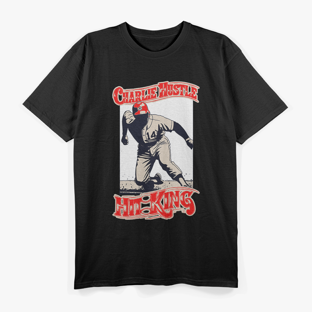 Hit King Inspired Baseball Graphic Vintage Sports T-Shirt