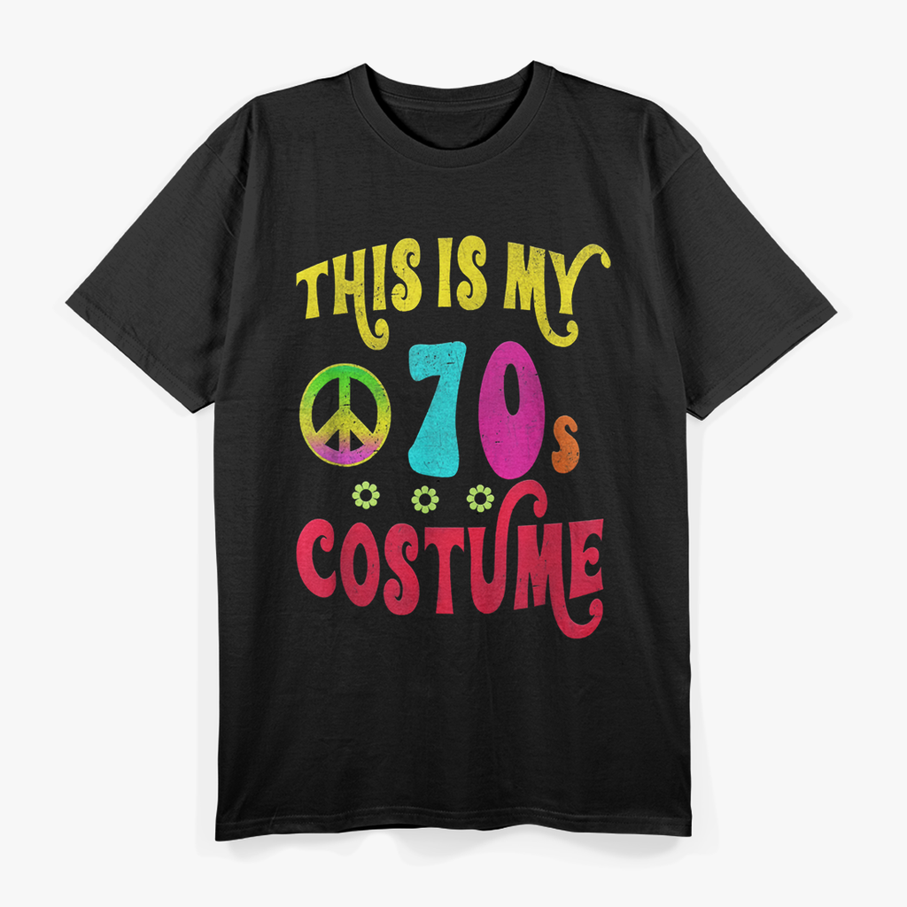 Retro 70s Party Costume Groovy Peace Graphic T-Shirt