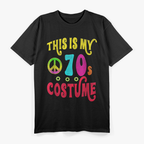 Retro 70s Party Costume Groovy Peace Graphic T-Shirt