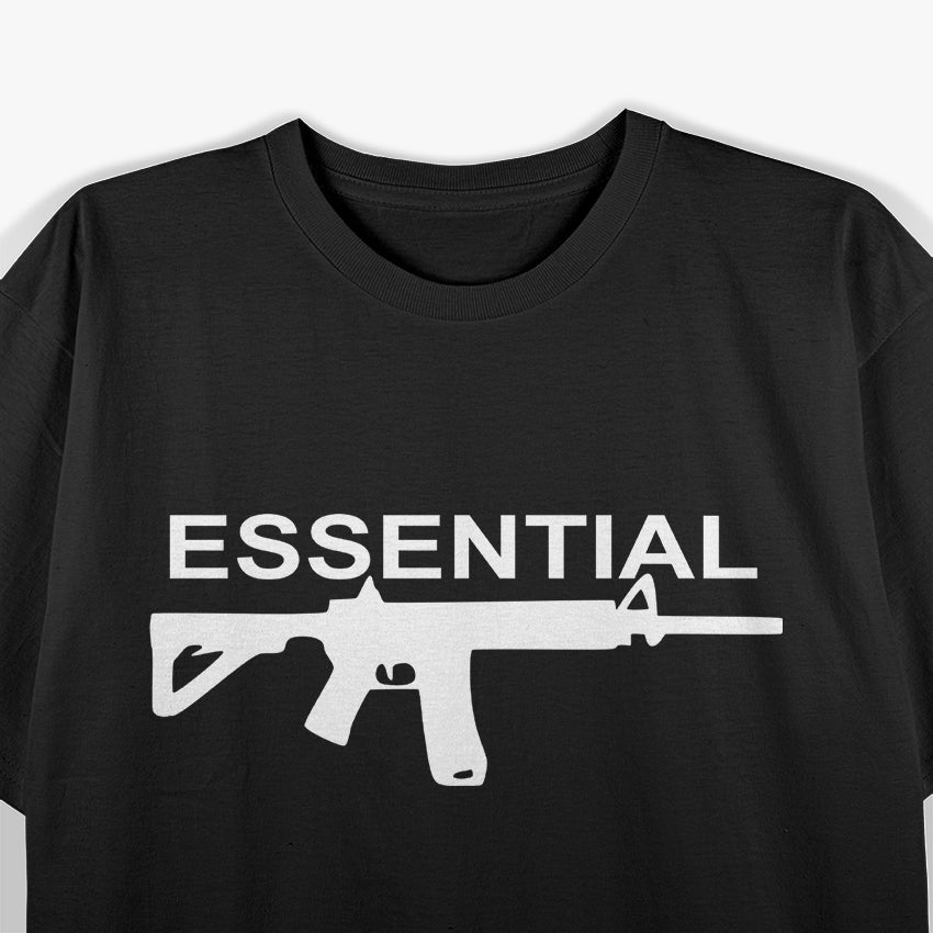 2A 2nd Amendment Essential AR15 Pro Gun Rights USA T-Shirt