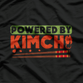 Powered by Kimchi Funny Korean Food Lover Graphic T-Shirt