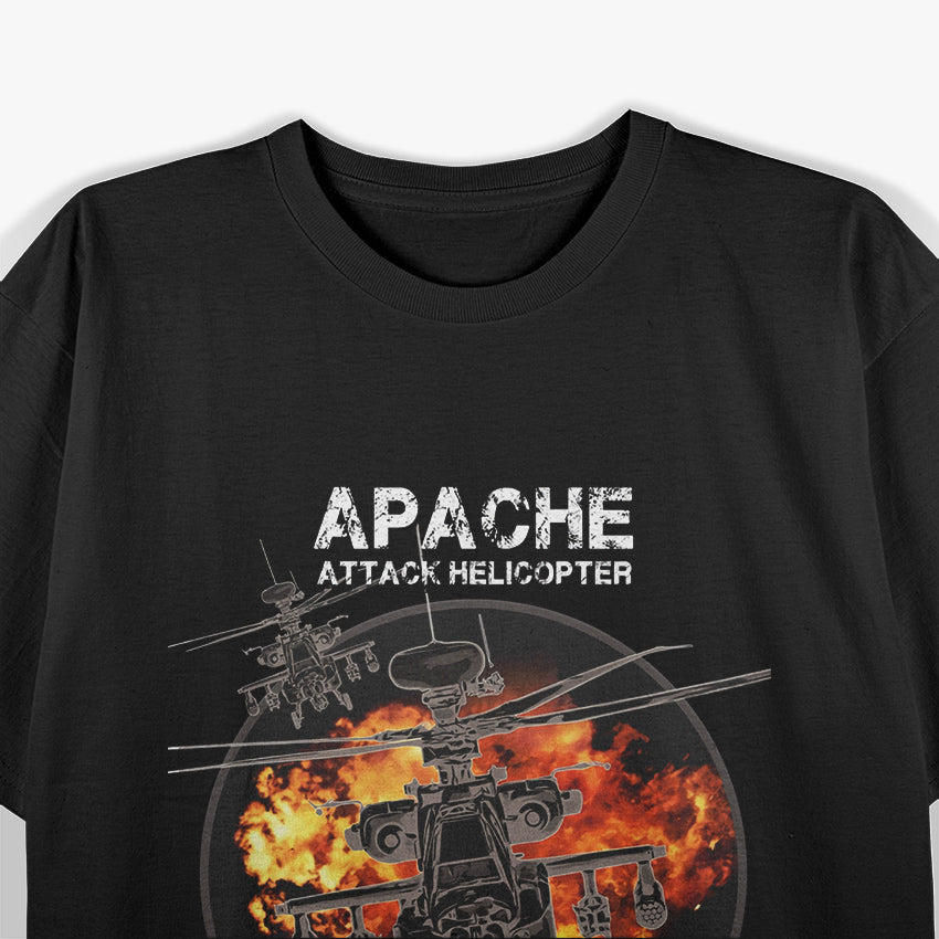 Helicopter AH-64 Apache T-Shirt