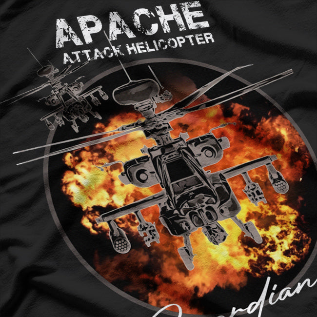 Helicopter AH-64 Apache T-Shirt