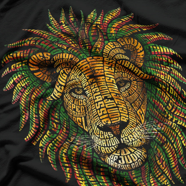 Rastafarian Rasta Lion of Judah T-Shirt