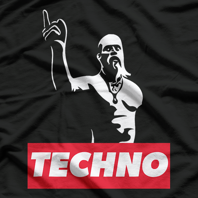 Retro Viking Raver – Dance Festival Party T-Shirt