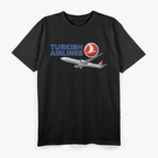 Turkish Pilot Pride Aviation Graphic Tee for Flight Enthusiasts T-Shirt