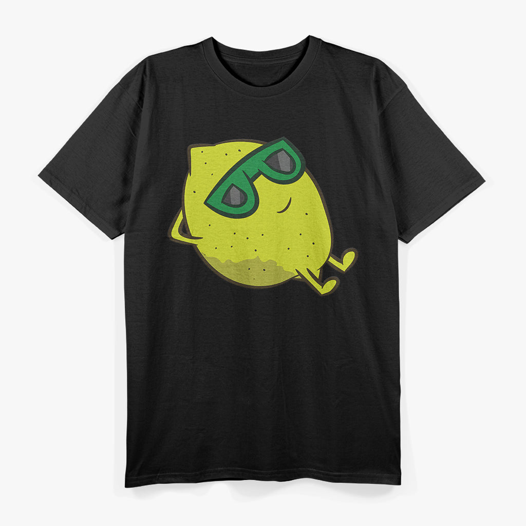 Funny Lemon Summer Wearing Sunglasses T-Shirt