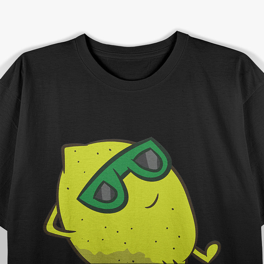 Funny Lemon Summer Wearing Sunglasses T-Shirt