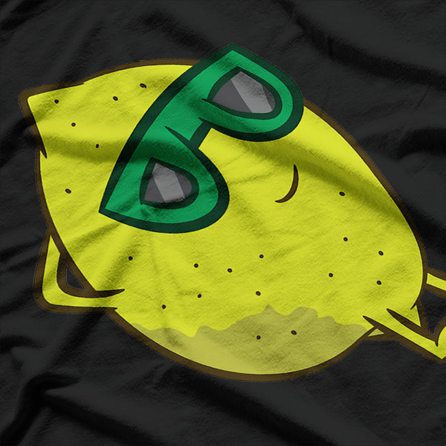 Funny Lemon Summer Wearing Sunglasses T-Shirt