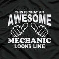 Awesome Mechanic Funny Auto Repair Garage Worker Gift T-Shirt