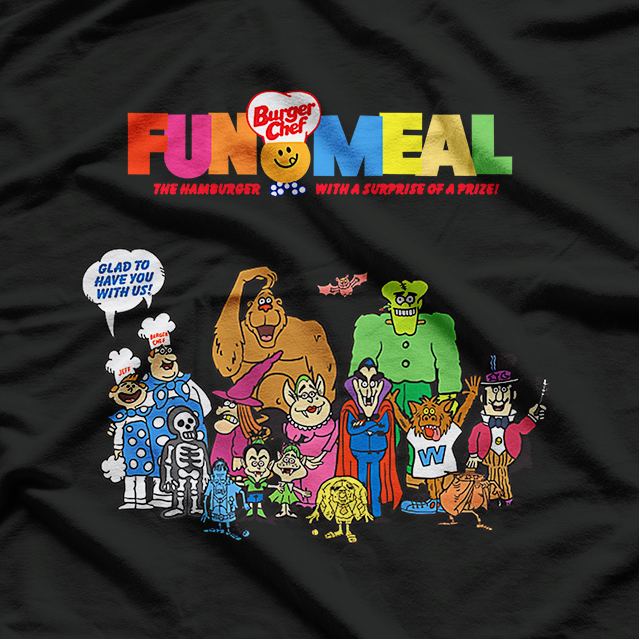 Fast Food Fun – Burger Chef Comic Style Humor T-Shirt