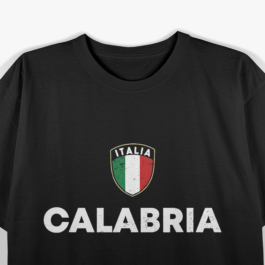 Calabria Italia Pride Calabrese Roots Heritage Graphic T-Shirt