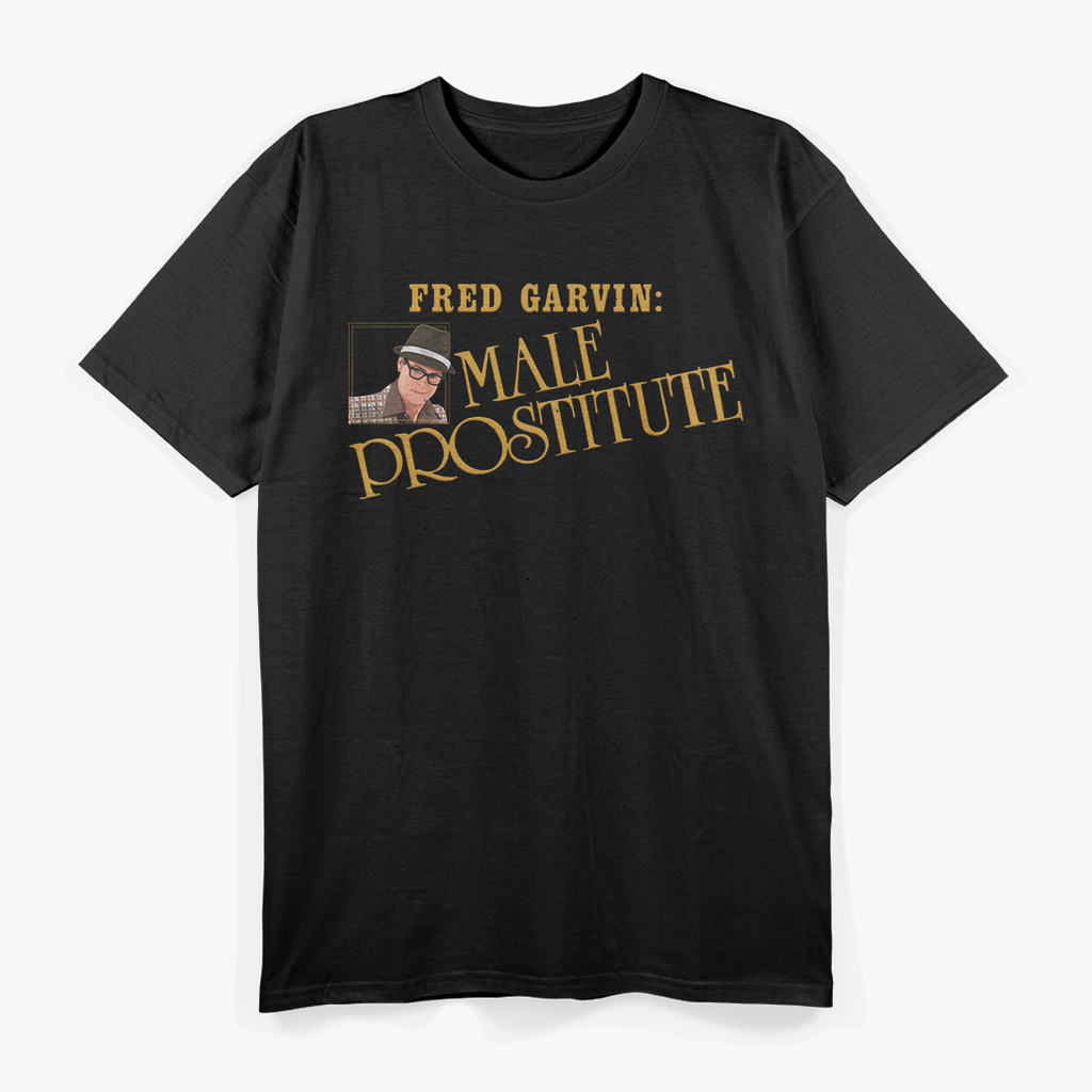 Fred Garvin Inspired Retro Comedy Parody Character Graphic T-Shirt