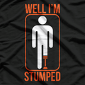 Dark Humor Amputee Joke – Retro Sarcasm T-Shirt