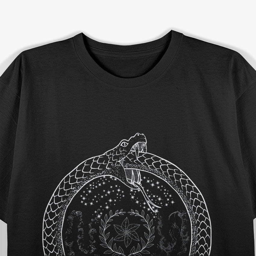 Hecate's Wheel Ouroboros Goddess Pagan Witchcraft Symbol T-Shirt