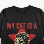 Vintage Cat Lover – My Cat Is a Communist Funny T-Shirt