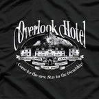 Overlook Hotel Inspired Vintage Graphic Retro Horror T-Shirt