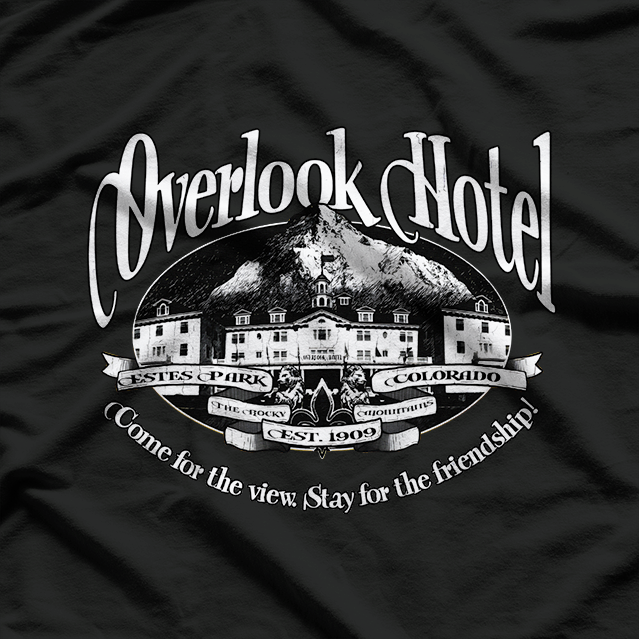 Overlook Hotel Inspired Vintage Graphic Retro Horror T-Shirt