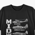 The Battle of Midway: WWII Plane Spotting T-Shirt