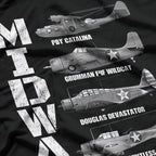 The Battle of Midway: WWII Plane Spotting T-Shirt