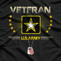U.S. Army Proud Army Veteran Shirt US Milirary T-Shirt