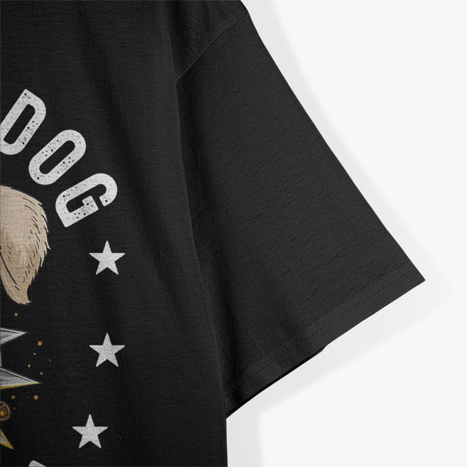 Even My Dog Hates Biden Bold Pit Bull Dog Humor T-Shirt