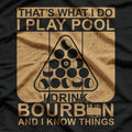 Vintage Pool Funny Billiards Quote T-Shirt