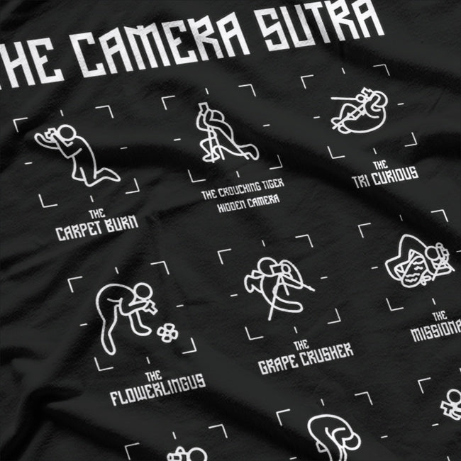 The Camera Sutra - Funny Photographer T-Shirt