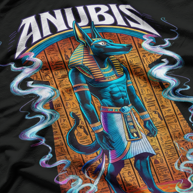 Egyptian Anubis Graphic – Ancient Mythology & Pharaoh Art T-Shirt