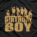 Birthday Boy Army Party Camo Military Celebration T-Shirt