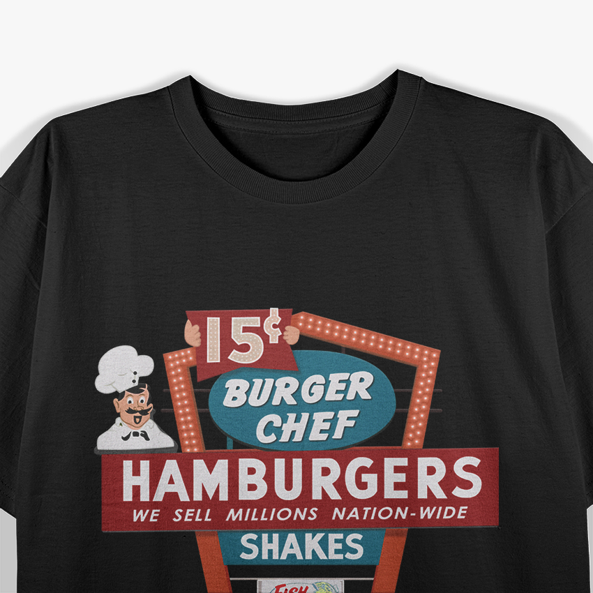 Burger Chef – Funny Fast Food Burger Lover T-Shirt
