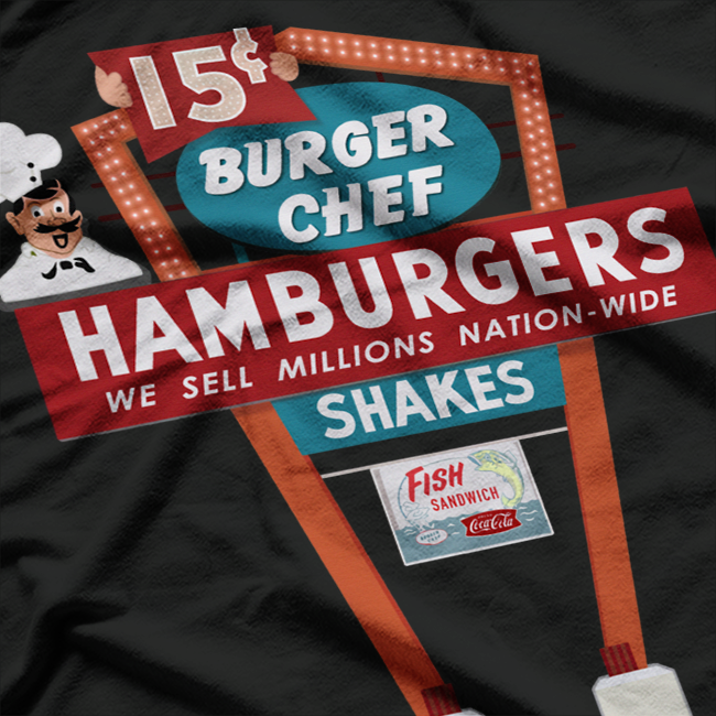Burger Chef – Funny Fast Food Burger Lover T-Shirt