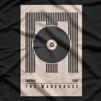 Vintage Chicago House Music Club Scene Graphic T-Shirt