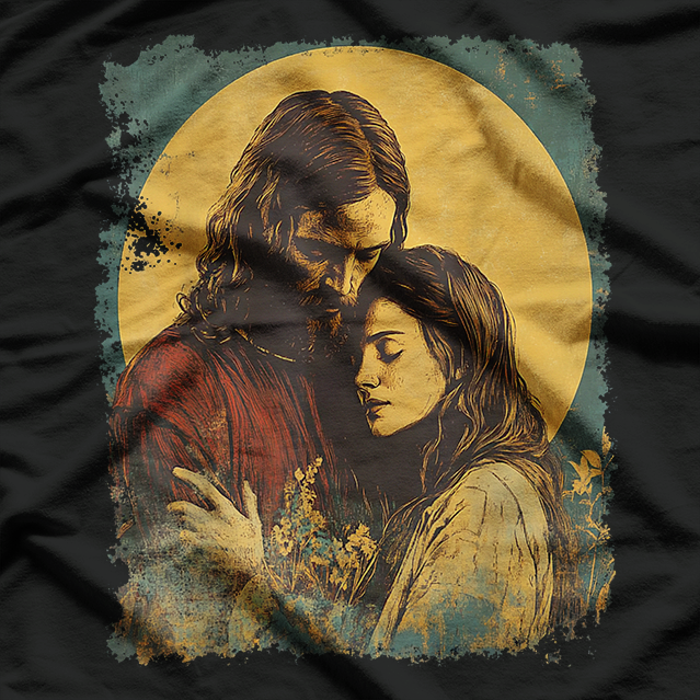 Sacred Trio – Retro Faith-Inspired Christian Design T-Shirt
